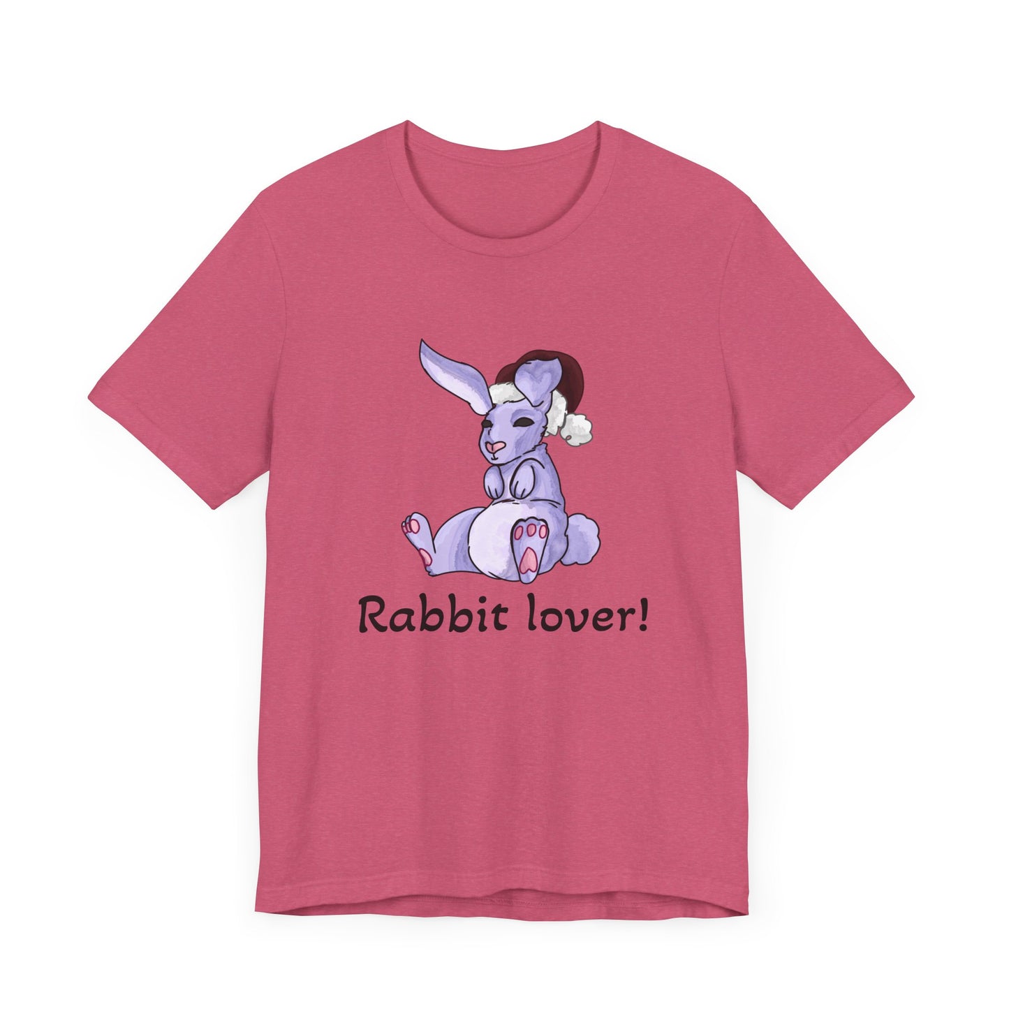 Cute Rabbit Lover Unisex Tee – Perfect Gift for Animal Lovers!