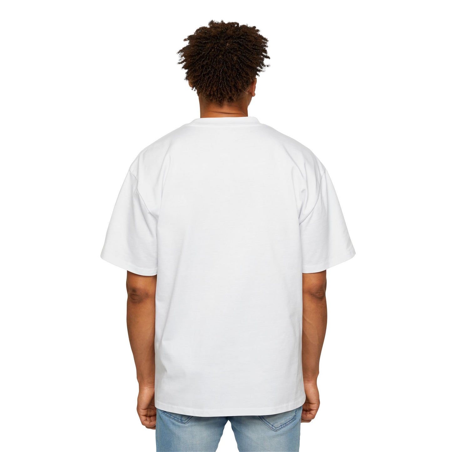 Jinu & Derpy- Men's Heavy Oversized Tee