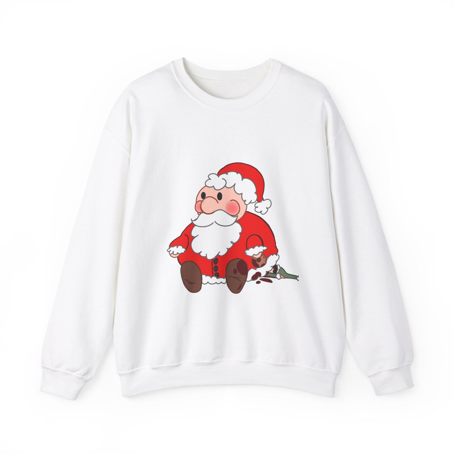 Cute Santa Claus Crewneck Sweatshirt - Cozy Holiday Style