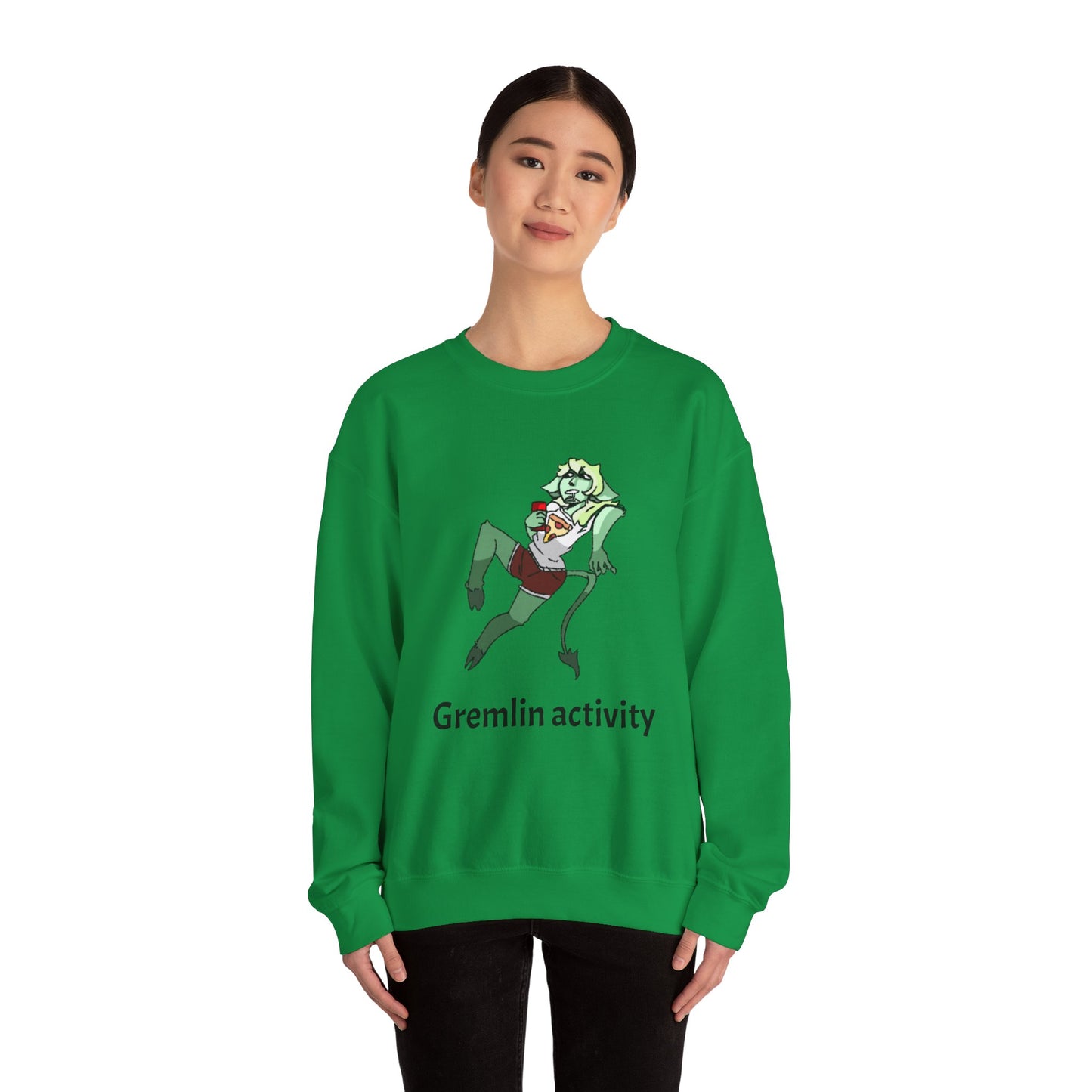 Funny Gremlin Activity Crewneck Sweatshirt - Unisex Heavy Blend™