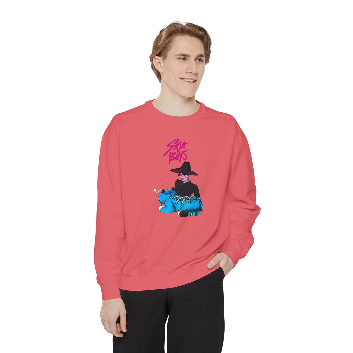 Jinu & Derpy- Garment-Dyed Sweatshirt