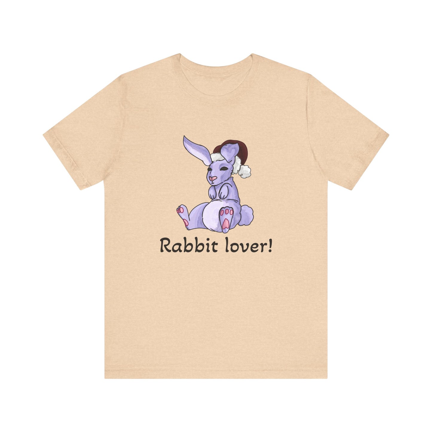 Cute Rabbit Lover Unisex Tee – Perfect Gift for Animal Lovers!