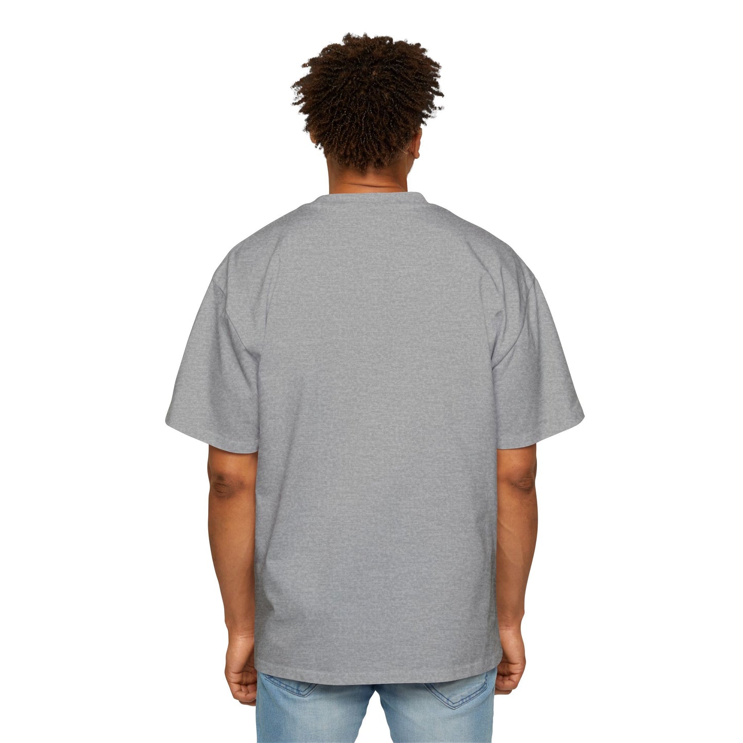 Jinu & Derpy- Men's Heavy Oversized Tee