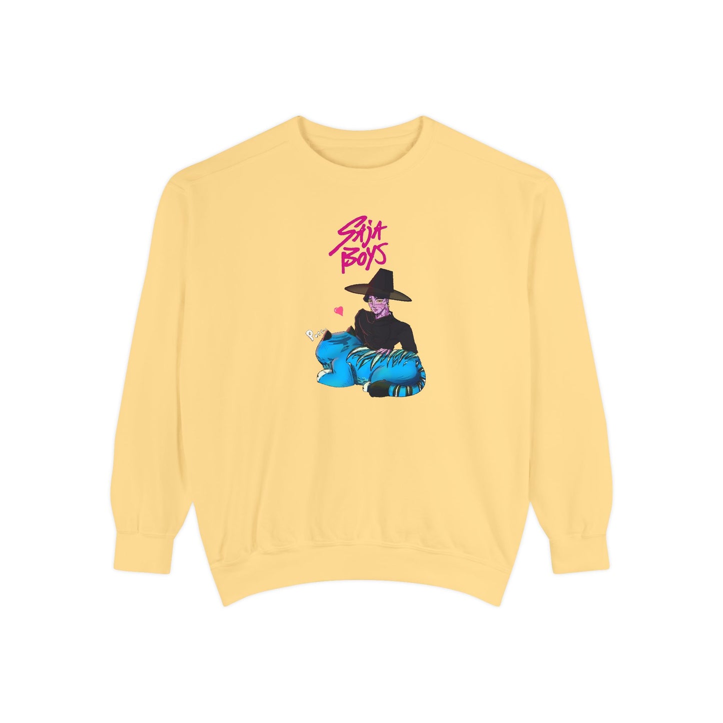 Jinu & Derpy- Garment-Dyed Sweatshirt