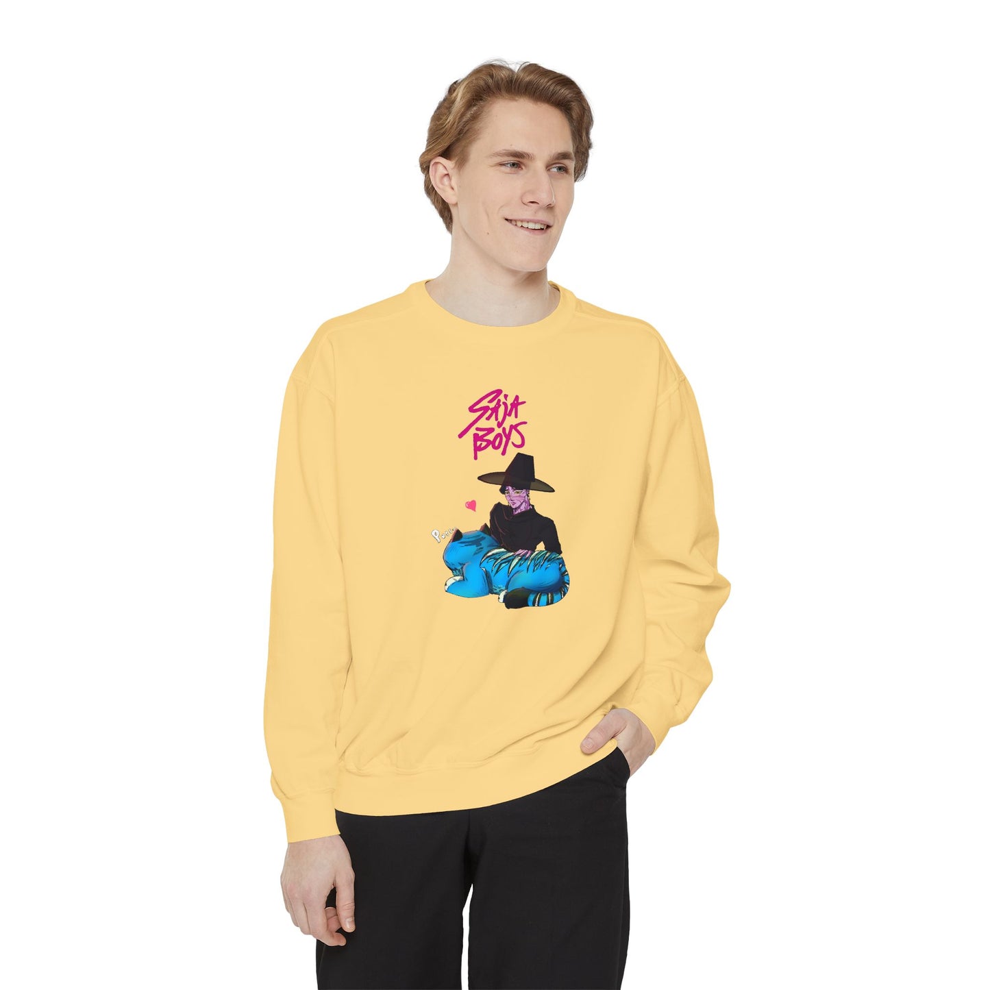 Jinu & Derpy- Garment-Dyed Sweatshirt