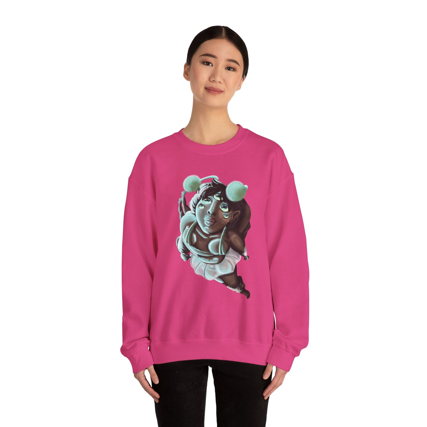 Whimsical Art Crewneck Sweatshirt for Cozy Days