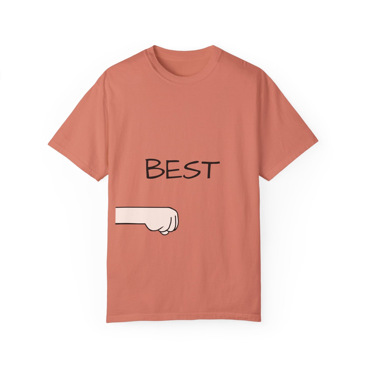 Funny Fist Bump Best Unisex Tee, Gift for Friends, Casual Wear, Birthday Humor