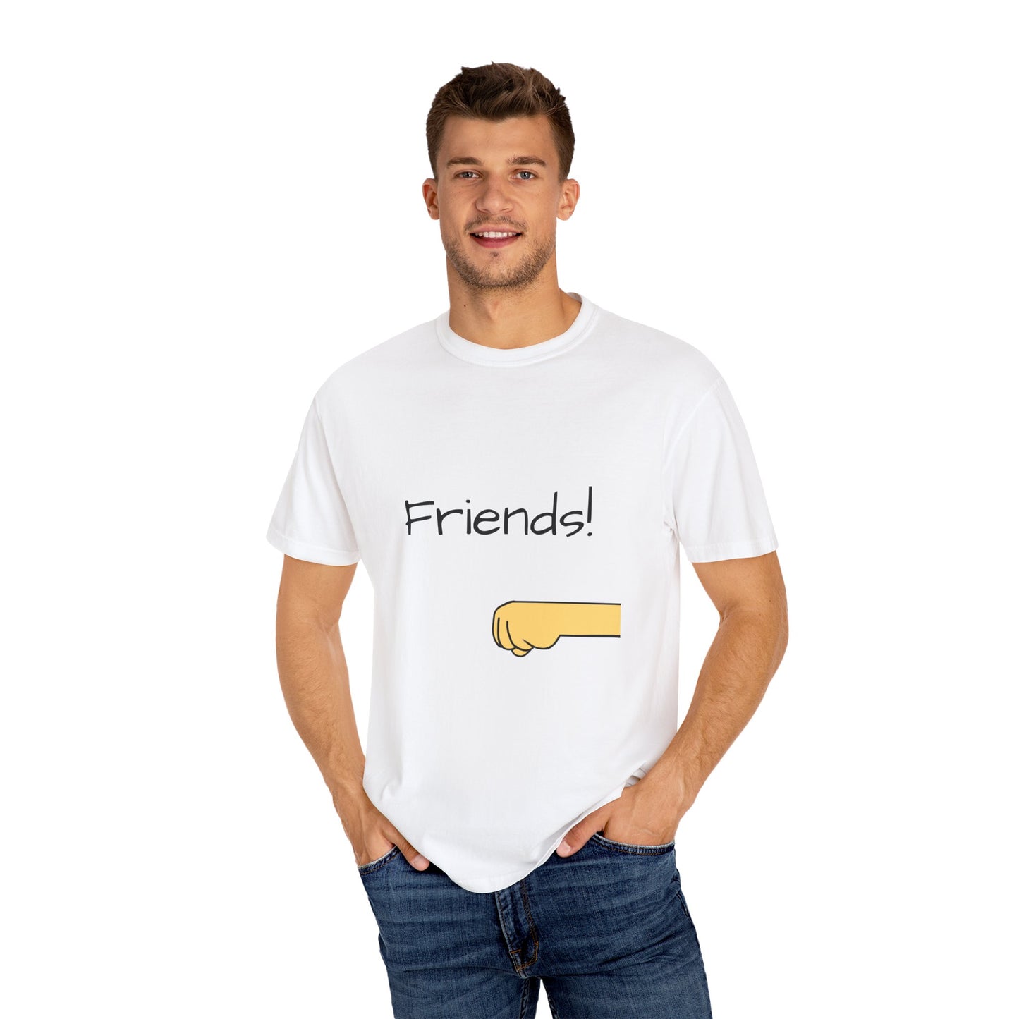 Friends Graphic Tee, Unisex Casual Shirt for Best Friends, Friendship Gift, Fun Everyday Wear, Comfortable Summer Top