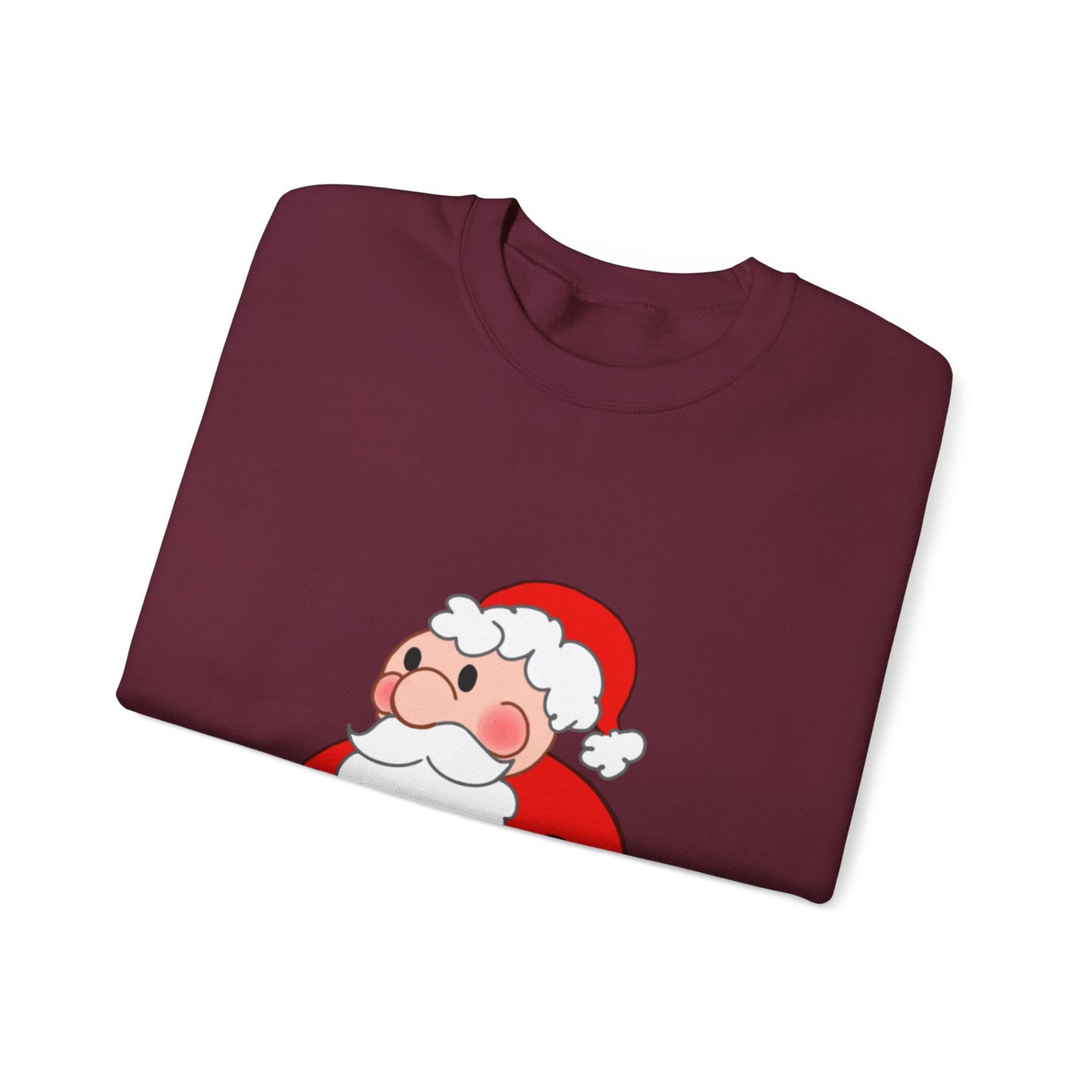 Cute Santa Claus Crewneck Sweatshirt - Cozy Holiday Style