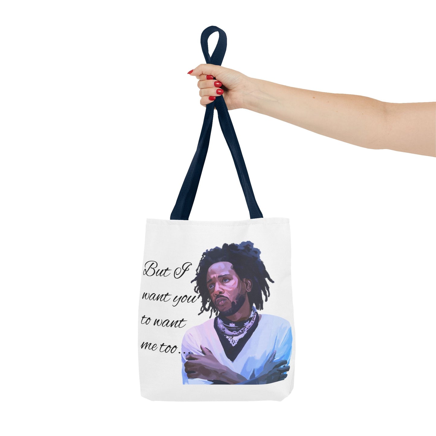 Artistic Quote Tote Bag - Perfect for Kendrick Lamar Fans, Gift for Music Lovers, Eco-Friendly Shopping,