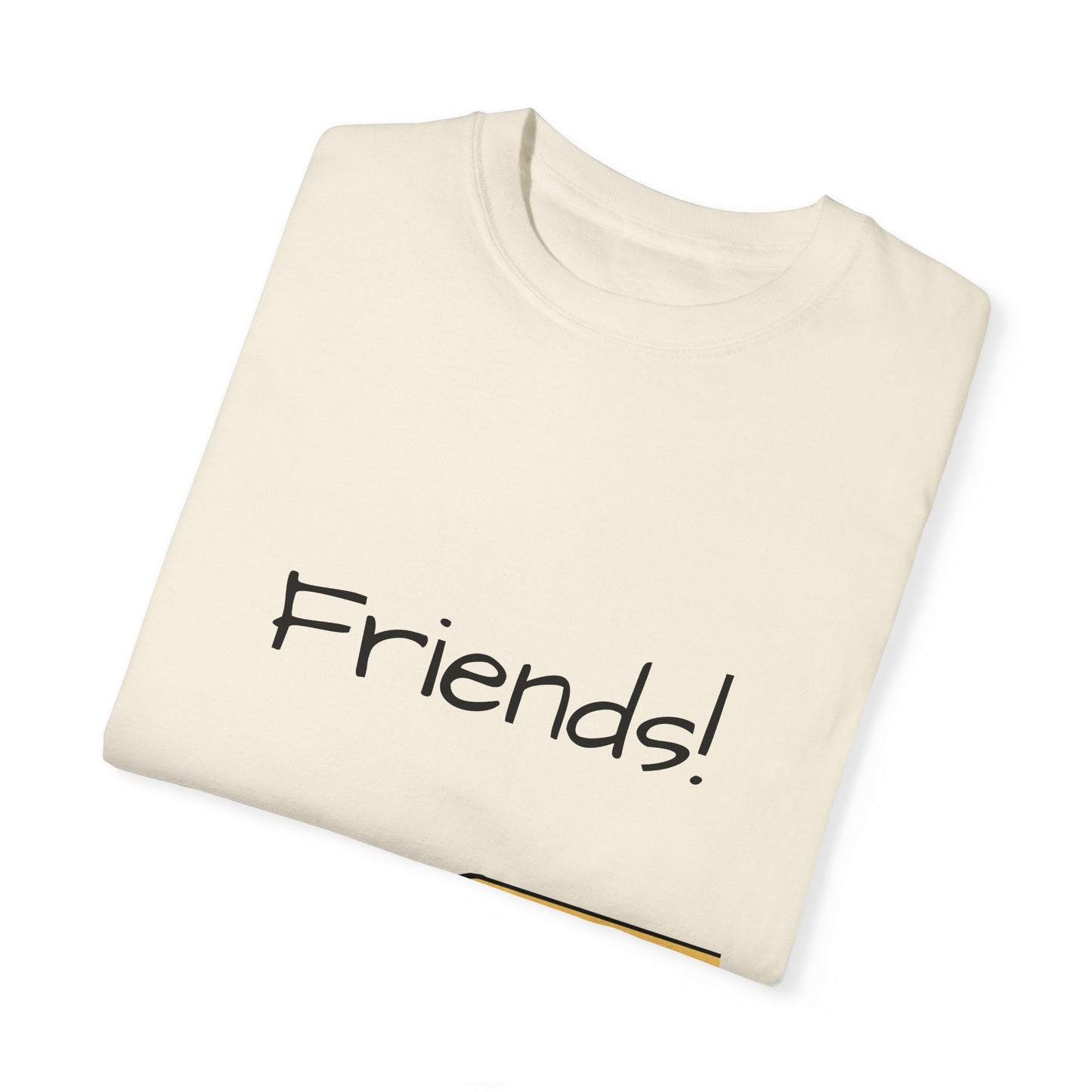 Friends Graphic Tee, Unisex Casual Shirt for Best Friends, Friendship Gift, Fun Everyday Wear, Comfortable Summer Top