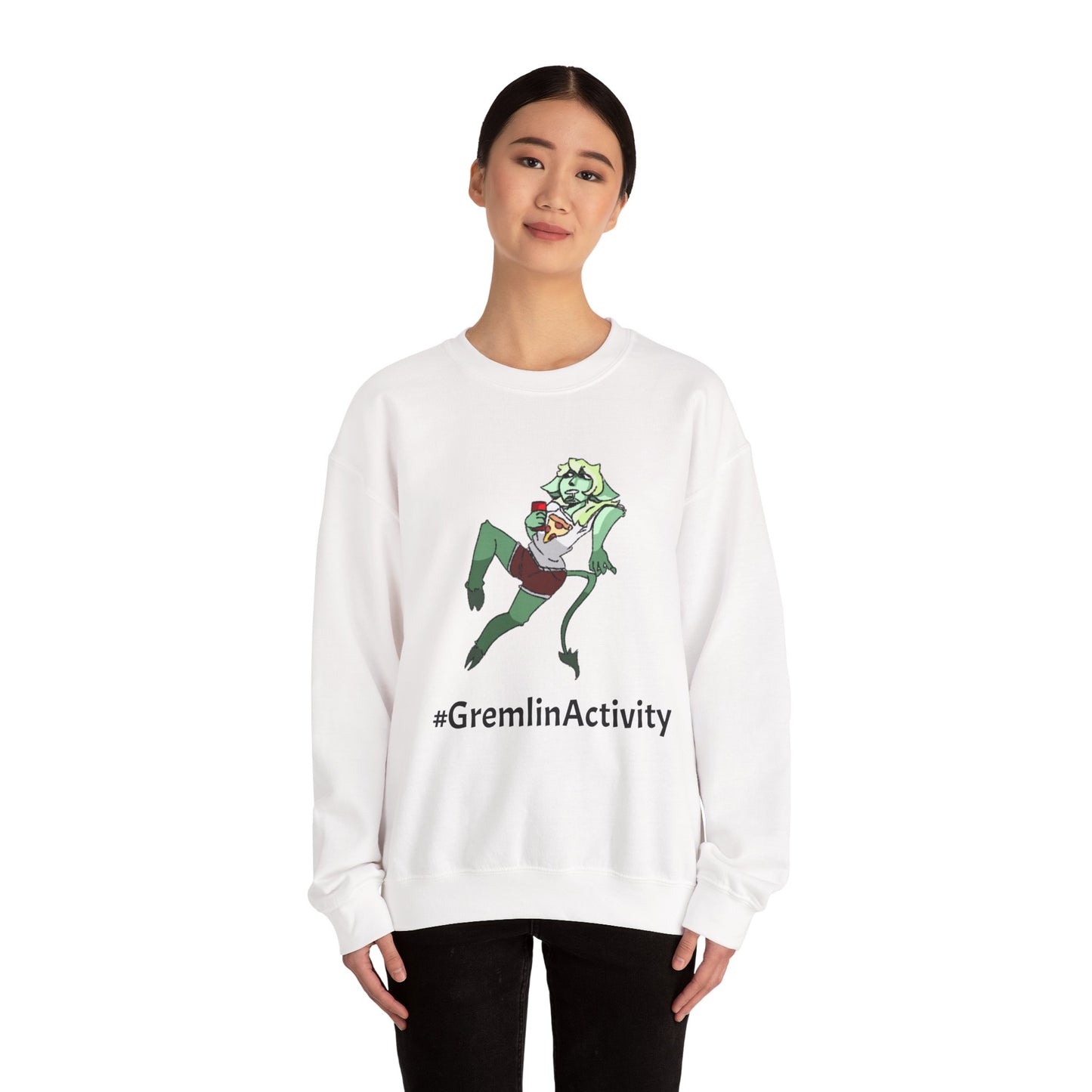 Funny Gremlin Activity Crewneck Sweatshirt - Unisex Heavy Blend™